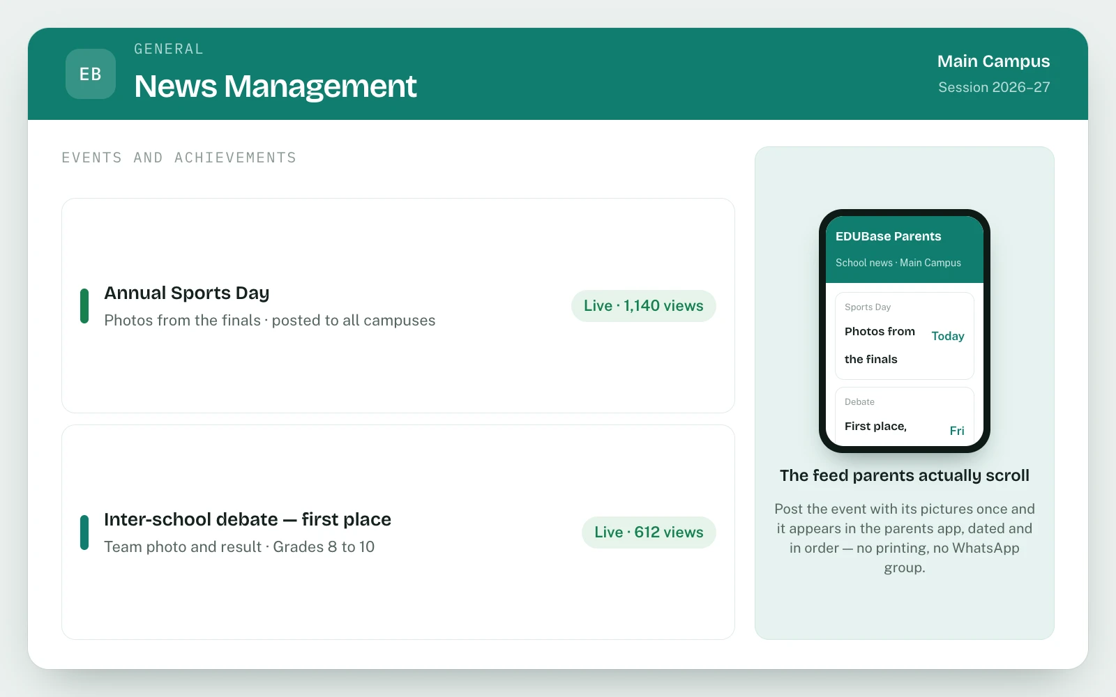 Daily Diary, Notices & Houses in EDUBase (3 of 6)