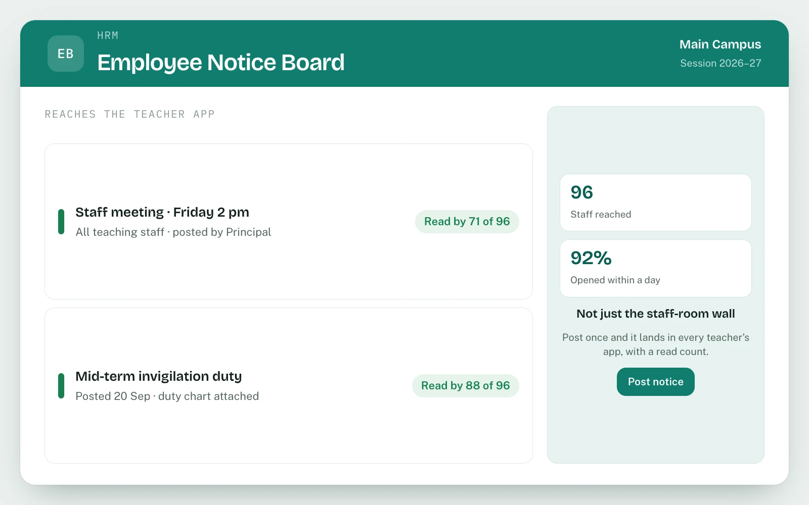 Daily Diary, Notices & Houses in EDUBase (5 of 6)