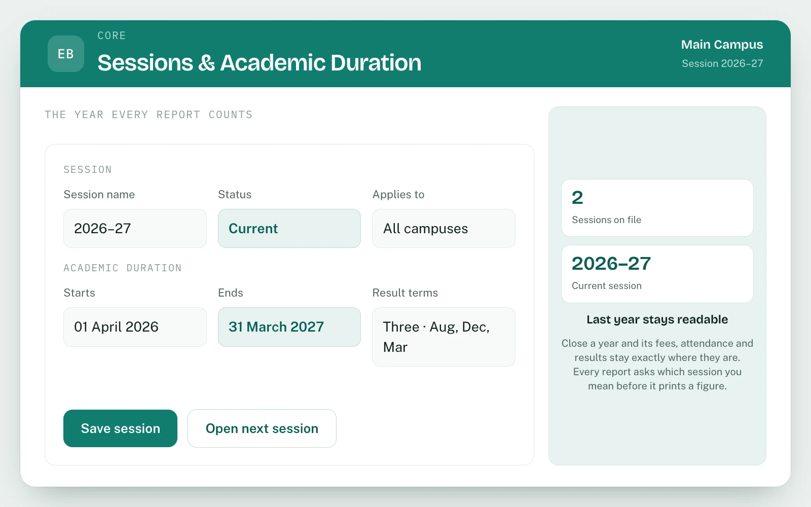School Setup & Multi-Campus in EDUBase (3 of 5)